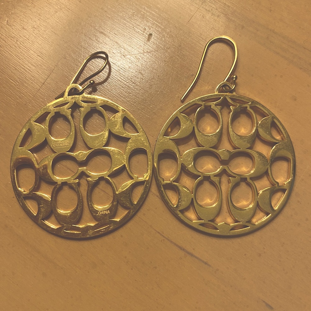 Coach Signature C earrings